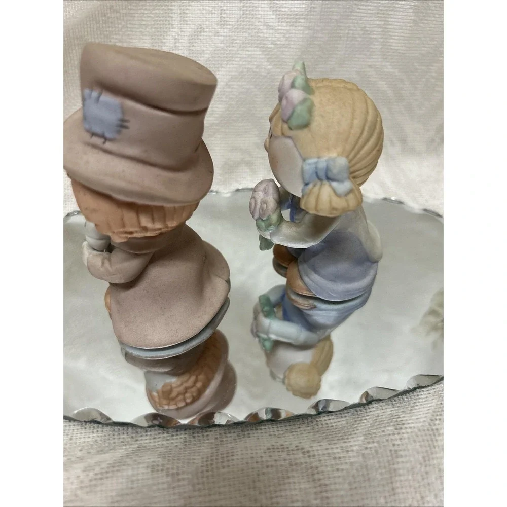 Bumpkins Bisque Porcelain‎ Bride & Groom Figurines Fabrizio George Cake Toppers
